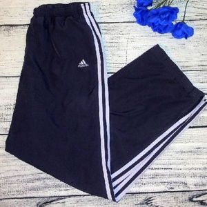 Adidas dark purple active wear pants
